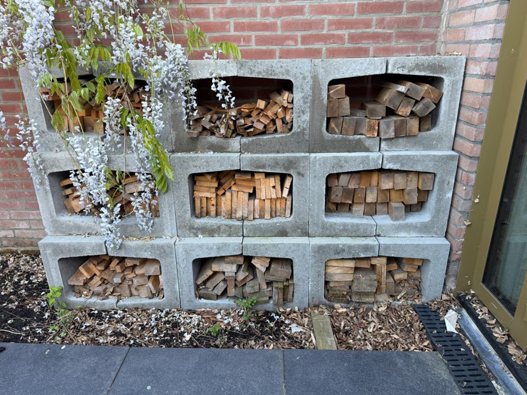 18 betonnen U-elementen voor tuin of opslag, Tuin en Terras, Ophalen, Zo goed als nieuw