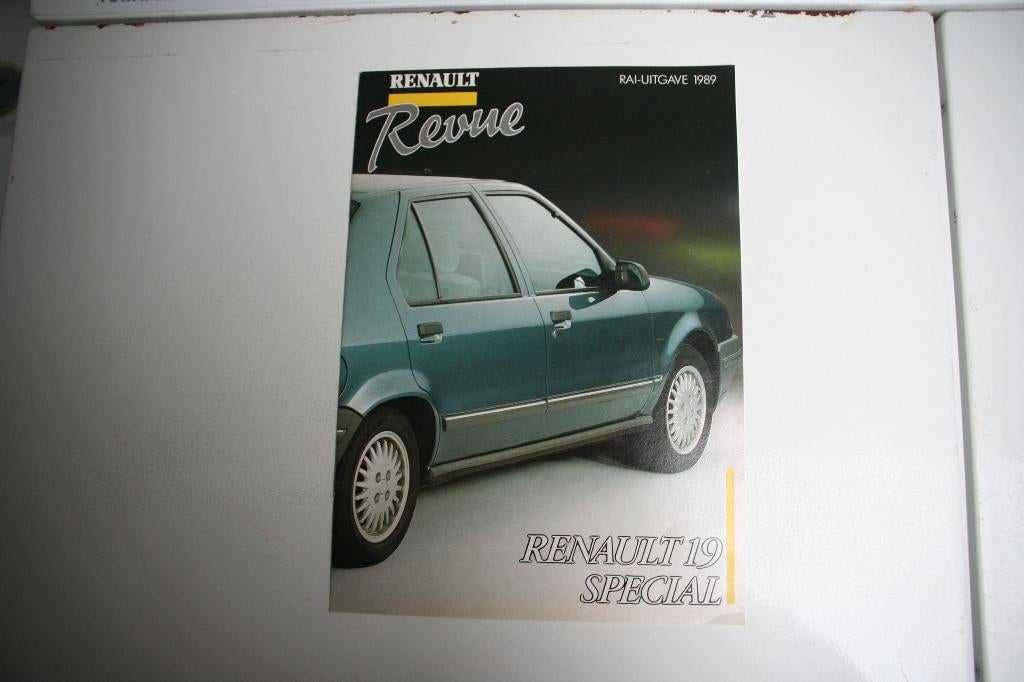Folder Renault alle modellen RAI Revue (1989) (43), Ophalen of Verzenden, Nieuw, Renault