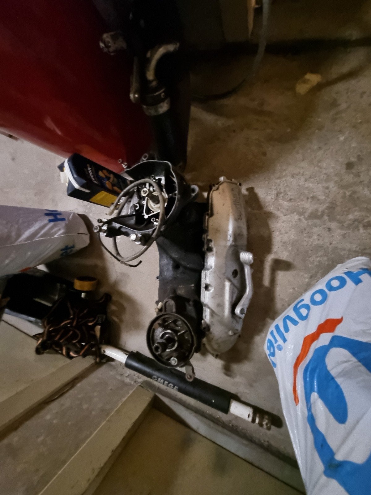 Aprilia Viper compleet carter/blok + Yasuni uitlaat, Ophalen, Tweetakt, Gebruikt, Maximaal 45 km/u