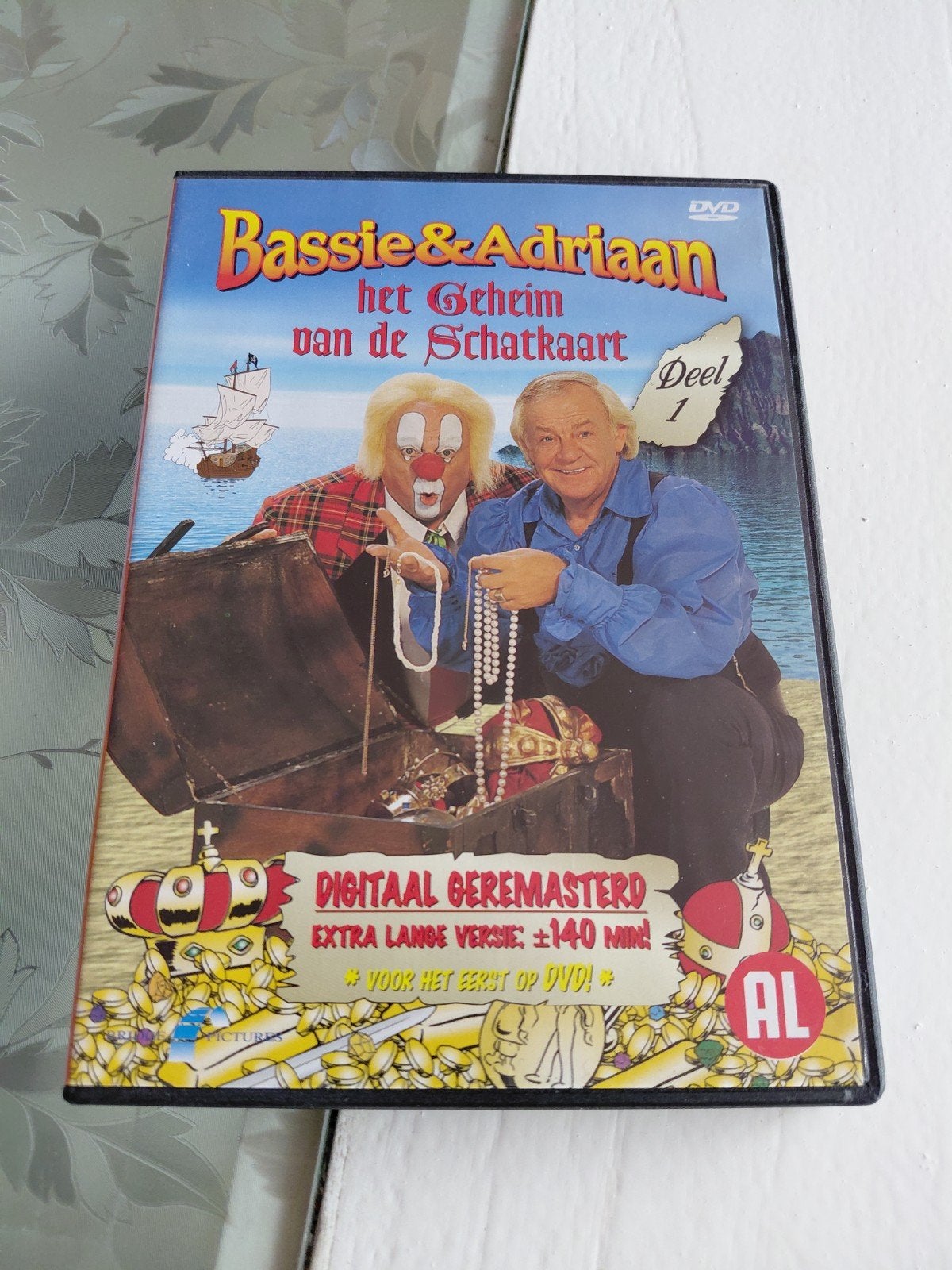 Bassie en Adriaan geheim van de Schatkaart deel 1 dvd. #1, Alle leeftijden, Tv-serie, Ophalen of Verzenden, Zo goed als nieuw