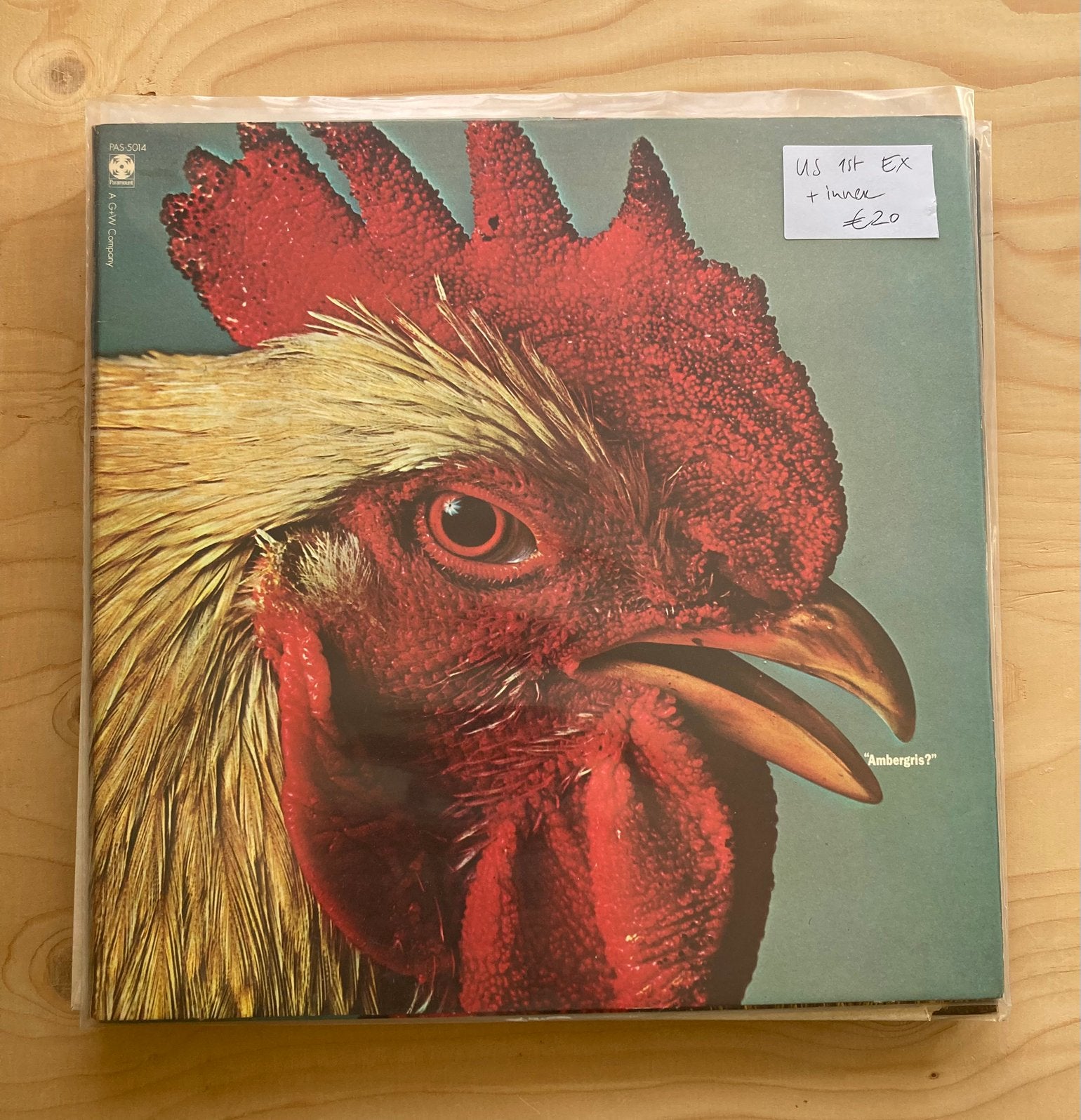 Ambergris - Selftitled US 1st Press Jazzrock Fusion, Ophalen of Verzenden, Zo goed als nieuw