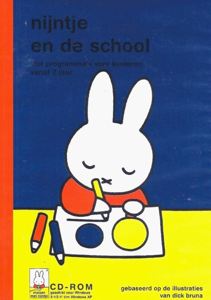 CD-ROM Nijntje en de school - Krasvrij educatief spel