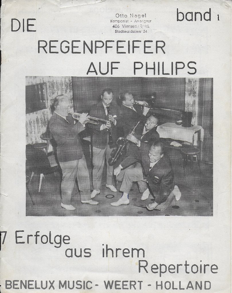 Die Regenpfeifer auf Philips --tekst en muziek johnny hoes, Muziek en Instrumenten, Bladmuziek, Ophalen of Verzenden, Artiest of Componist