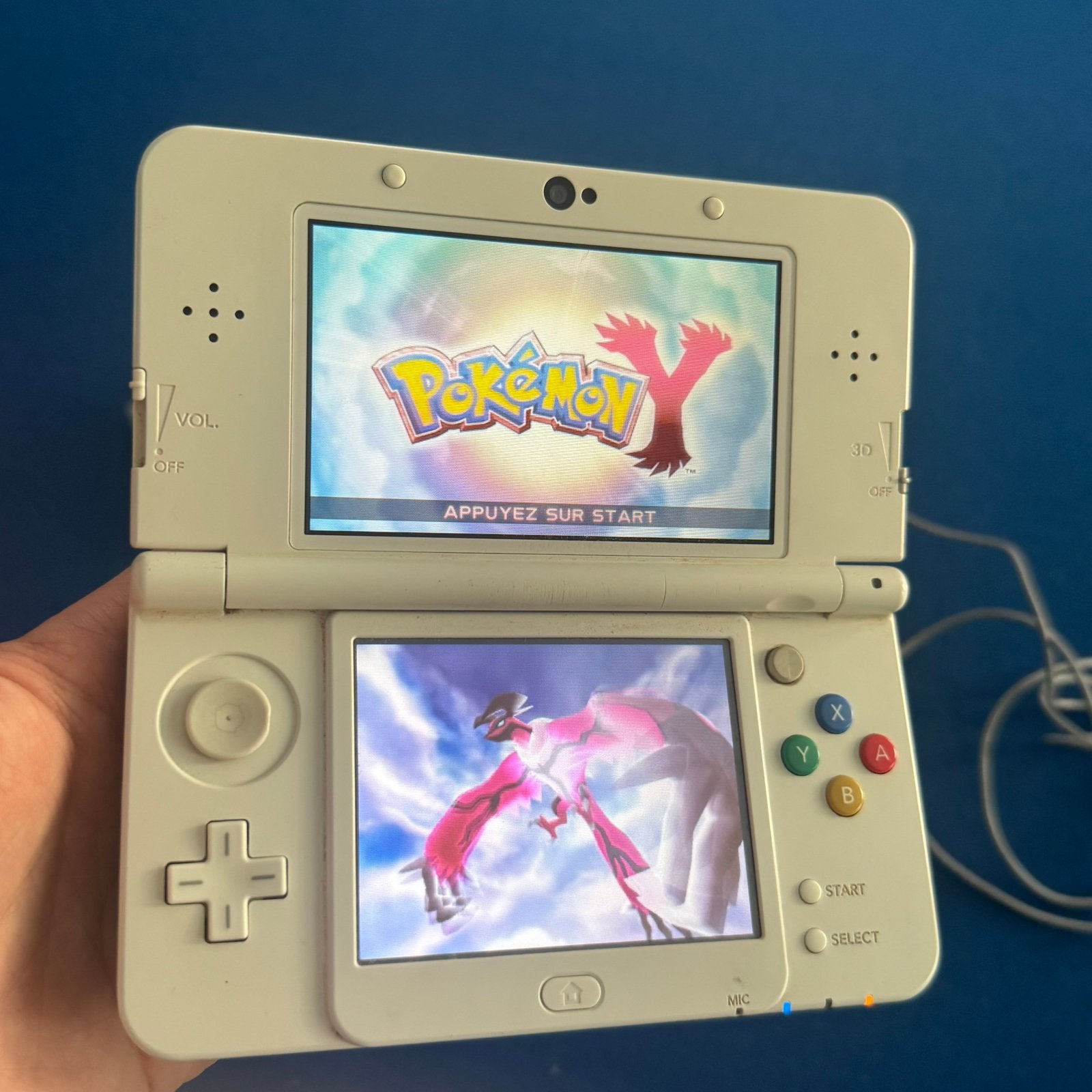 New Nintendo 3DS met stickdrift. Inclusief plates, oplader, Spelcomputers en Games, Ophalen of Verzenden, Gebruikt, Wit, 3DS