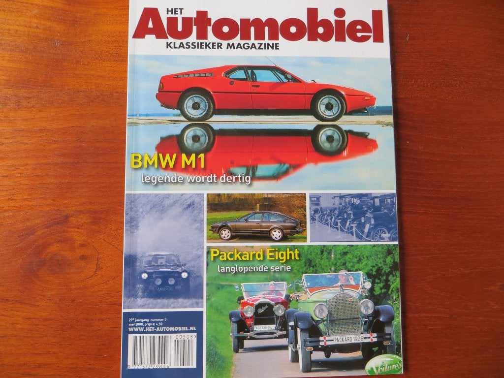Het Automobiel 5 2008 Simca 9 Sport BMW M1 30 jaar, Alfa GT, Ophalen of Verzenden, Nieuw, BMW