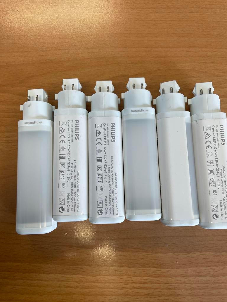 6x Philips CorePro LED PLC 4P G24q-2 Lampen (6.5 watt), Ophalen of Verzenden, Nieuw