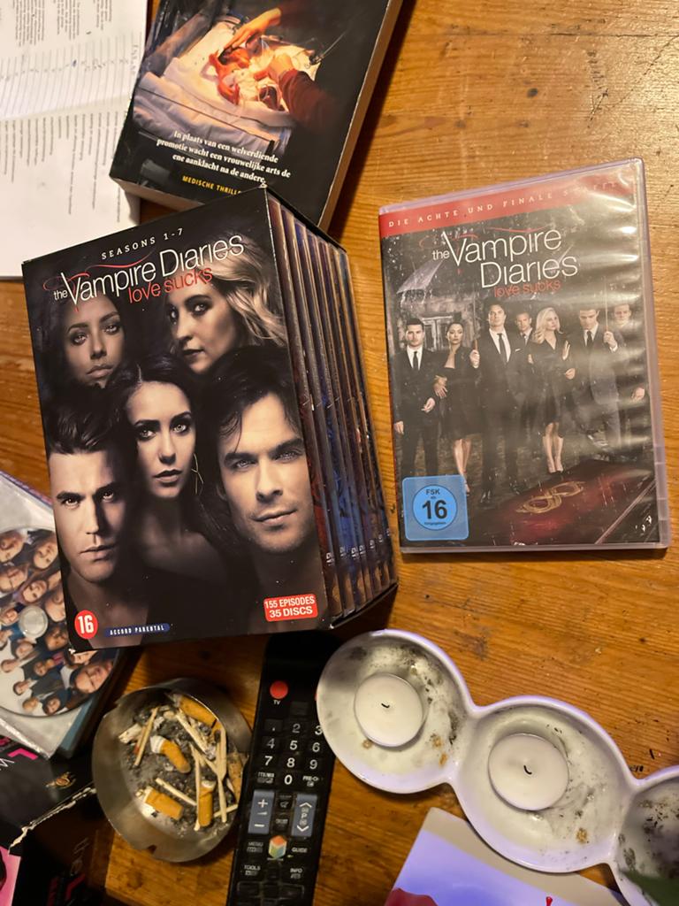 The Vampire Diaries Complete Boxset + Seizoen 8 DVD, Vanaf 16 jaar, Ophalen of Verzenden, Gebruikt, Drama