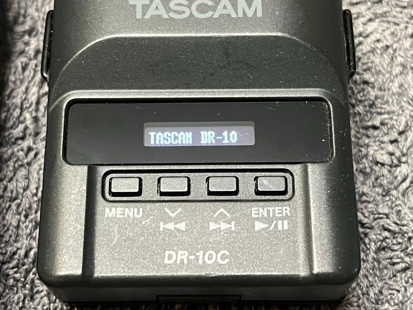 Tascam DR-10CS recorder met 3,5mm jack, Ophalen of Verzenden, Zo goed als nieuw, Audio