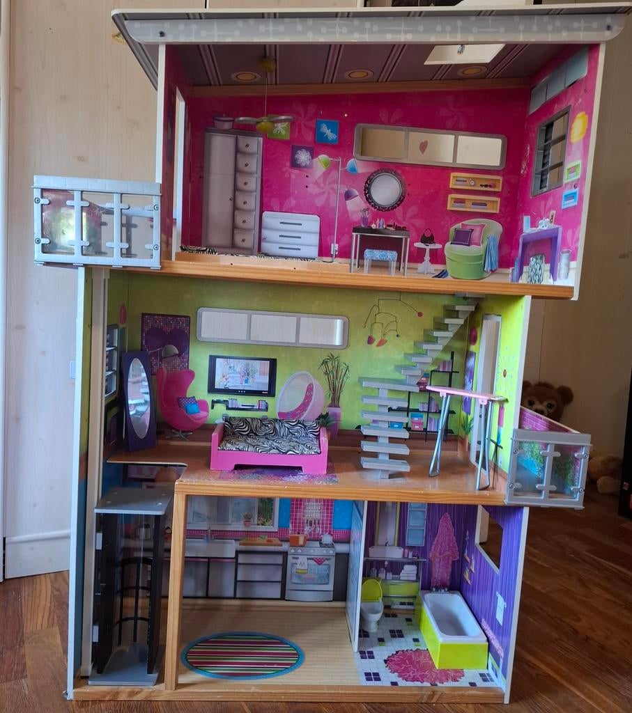 Kidkraft barbiehuis, Ophalen, Poppenhuis