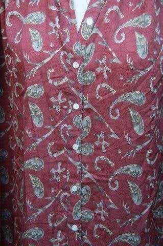 Jurk rood/ grijs Sissel Edelbo mt 0/S (L) Maxi dress Vast OP, Maat 42/44 (L), Zo goed als nieuw, Sissel Edelbo, Ophalen of Verzenden