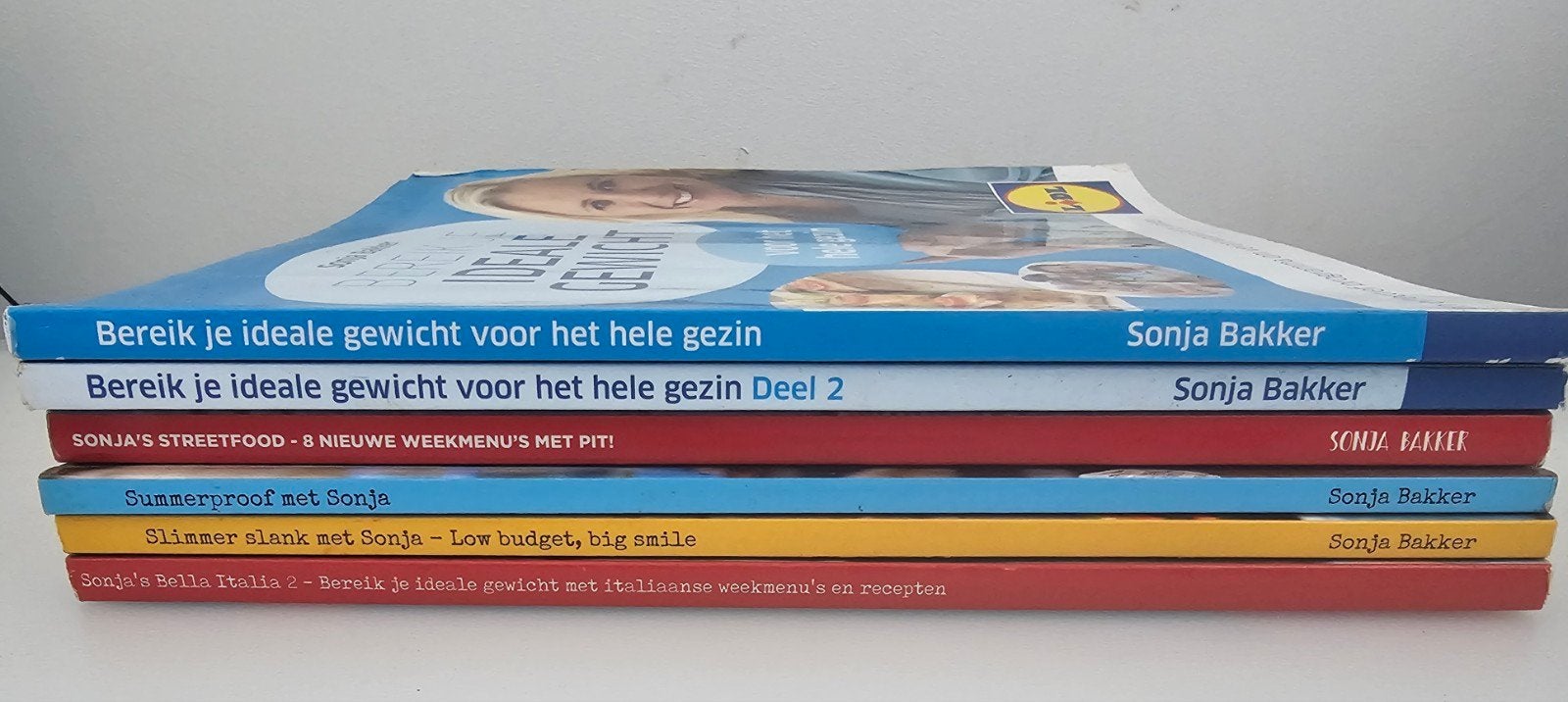 6 Sonja Bakker kookboeken, Gelezen, Ophalen of Verzenden, Sonja Bakker, Gezond koken
