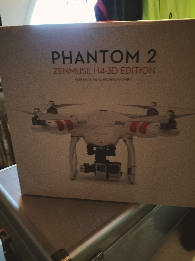 DJI Phantom 2 Zenmuse H3-2D met GoPro Hero 4 en koffer, Audio, Tv en Foto, Drones, Ophalen, Cameradrone, Zo goed als nieuw, DJI