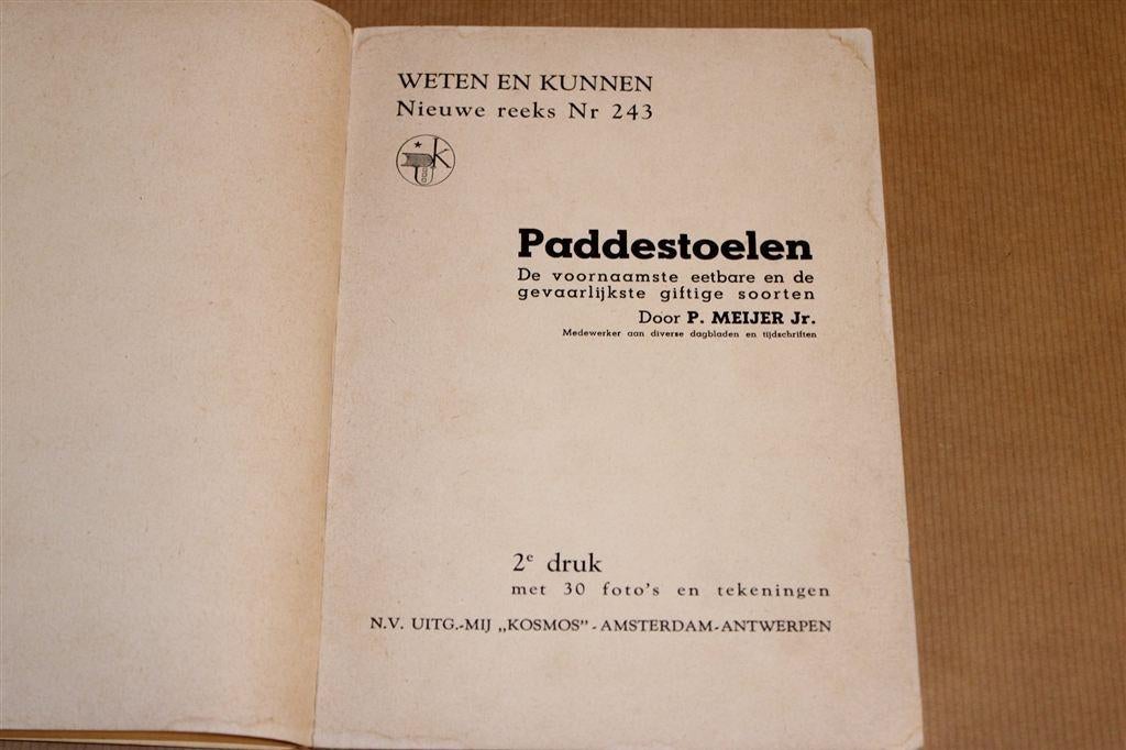 Paddestoelen [1955] — Eetbare & Gevaarlijk Giftige Soorten, Ophalen of Verzenden, Gelezen, Vogels
