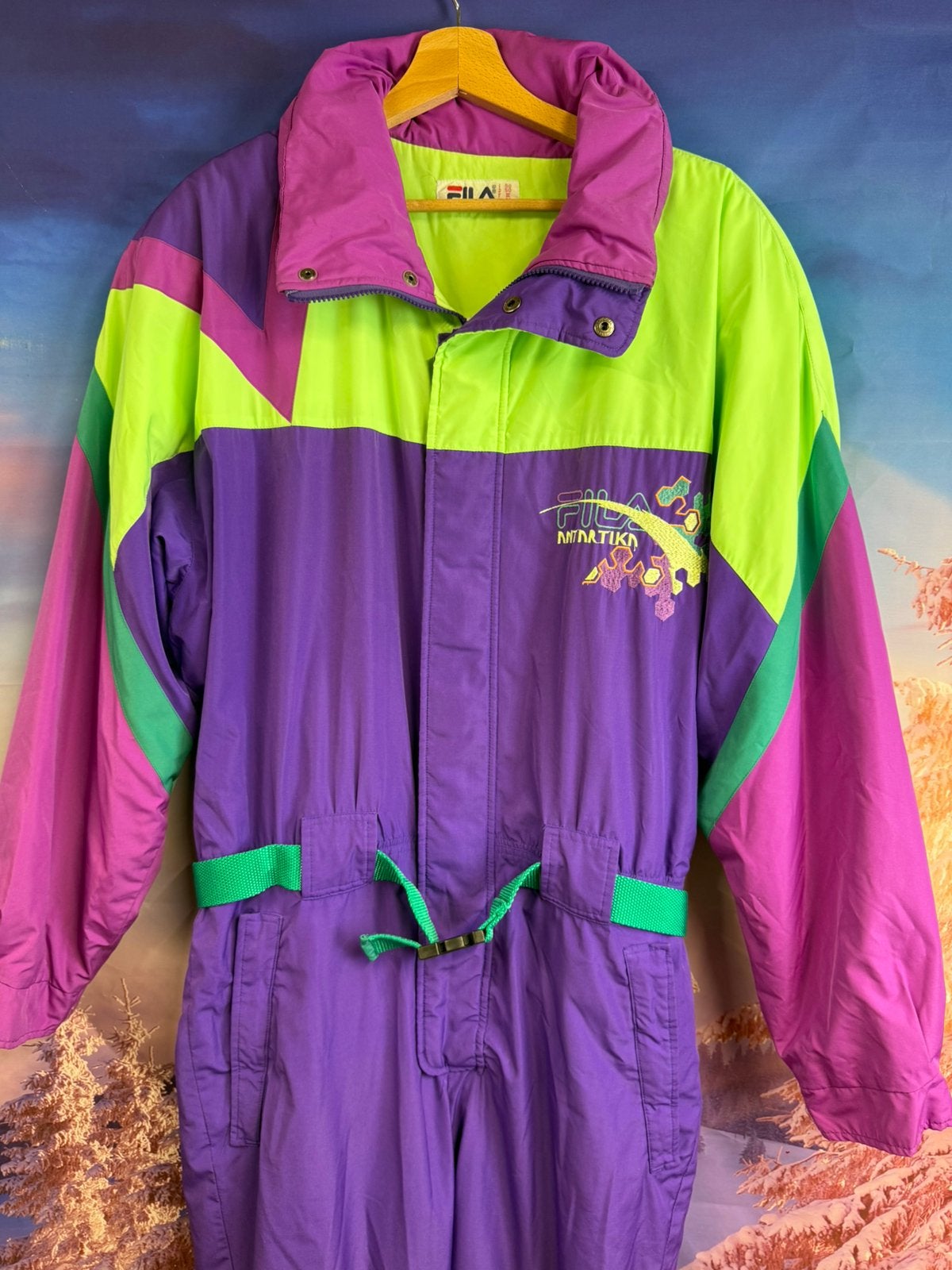 Vintage Fout Skipak van Fila maat 50 / M, Kleding | Heren, Ophalen of Verzenden, Zo goed als nieuw, Maat 48/50 (M), Pak