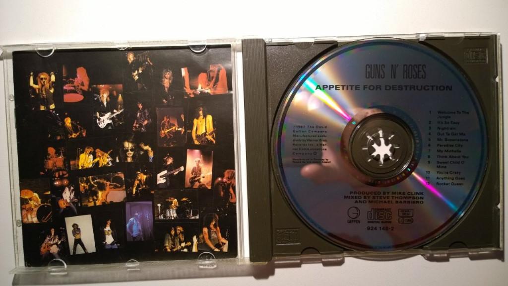 Guns N' Roses - Appetite For Destruction, Ophalen of Verzenden, Zo goed als nieuw