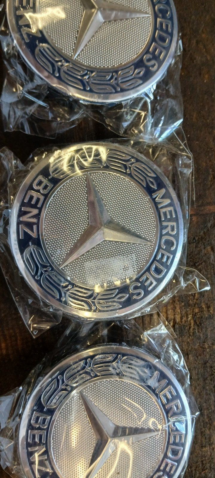 Mercedes-Benz Naafdoppen Set - Nieuw, Ophalen of Verzenden, Nieuw, Mercedes-Benz