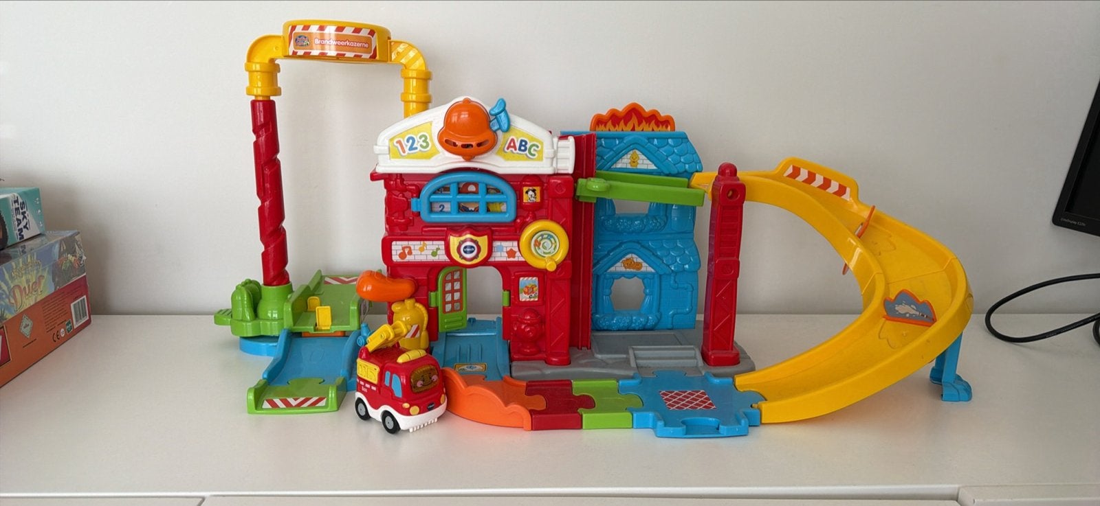 Vtech Toet Toet Brandweerkazerne met Bas Brandweer, Kinderen en Baby's, Speelgoed | Vtech, Ophalen of Verzenden, Gebruikt, 2 tot 4 jaar