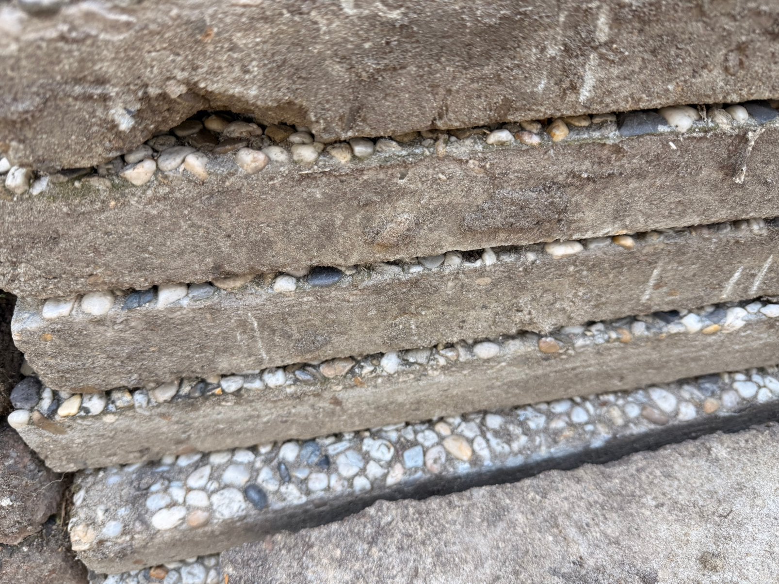 9 grindtegels  60x40 gratis!, Tuin en Terras, Tegels en Klinkers, Ophalen, Gebruikt, Beton, Terrastegels