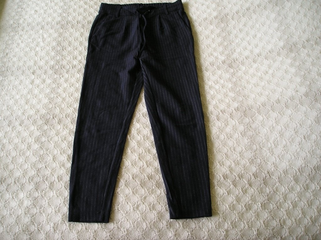 donkerblauwe streep broek Only maat XS - maat 32, Ophalen, Only, Blauw, Zo goed als nieuw
