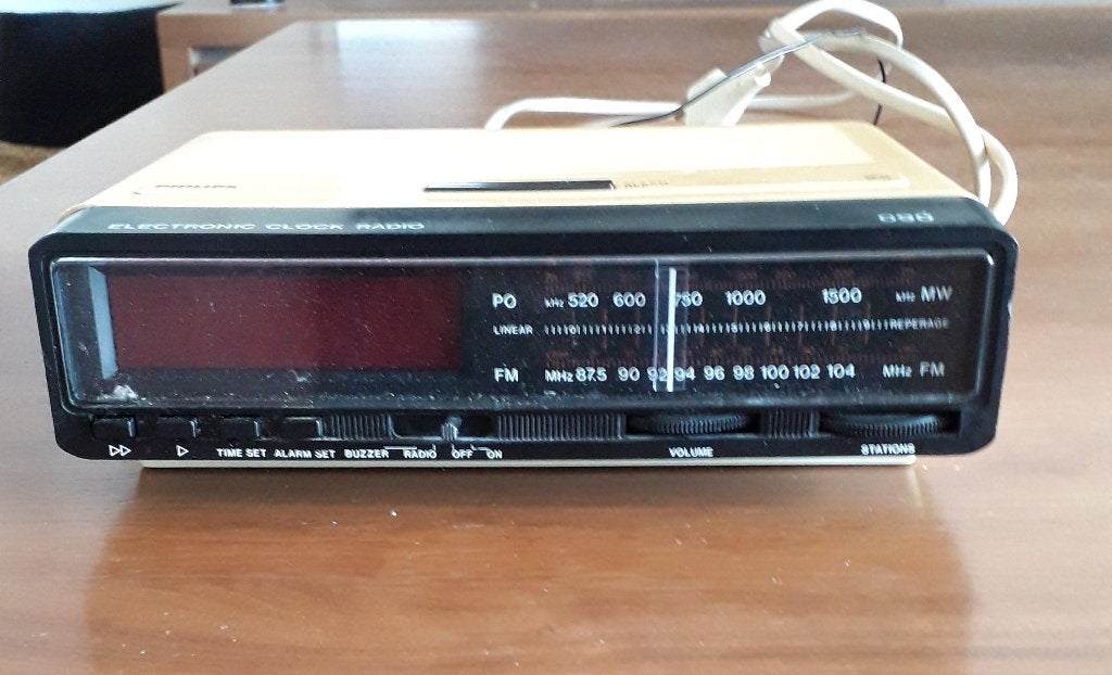 Wekkerradio jaren 70, Witgoed en Apparatuur, Wekkers, Ophalen, Gebruikt, Digitaal