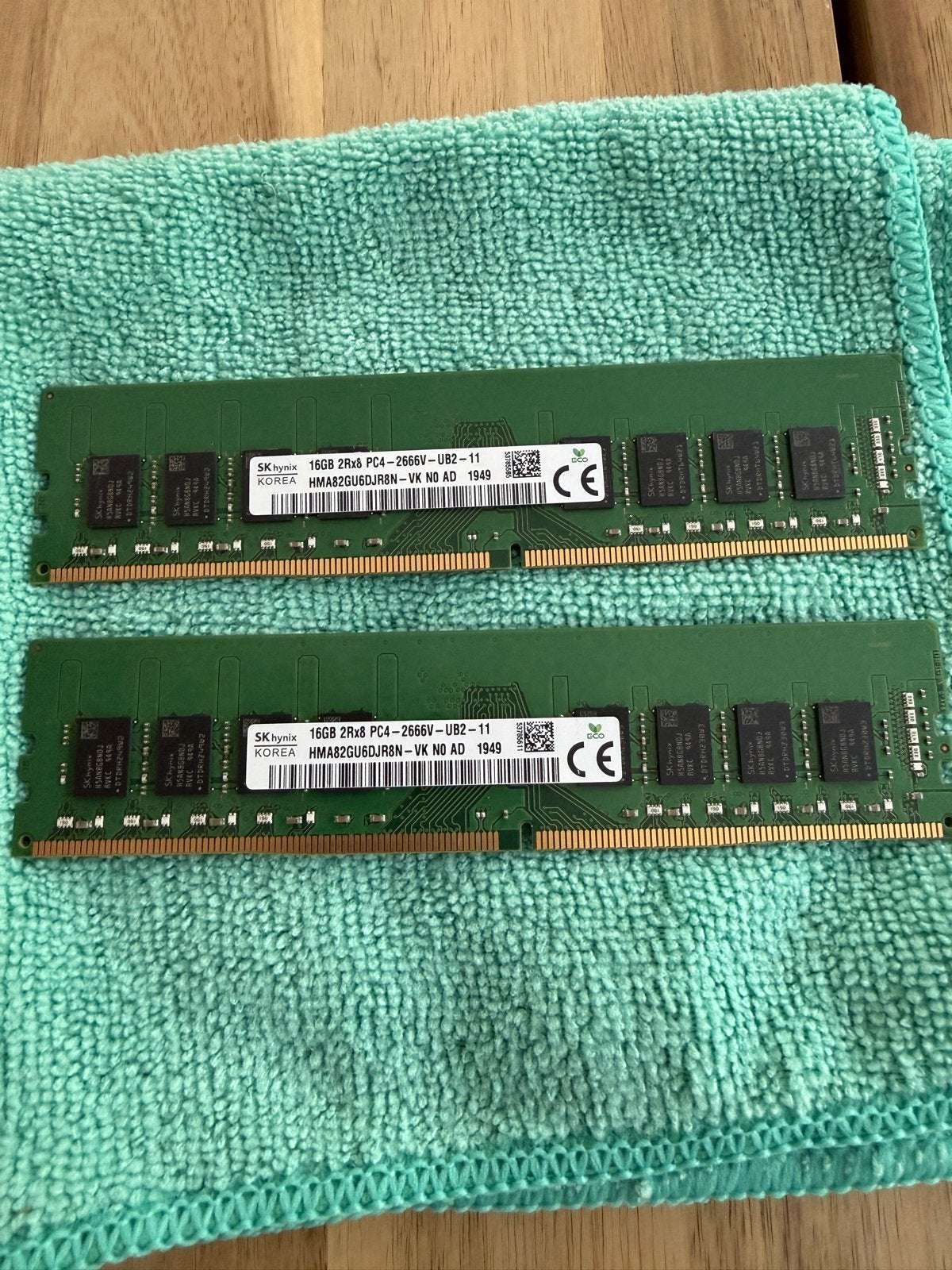 SK Hynix 32GB DDR4 RAM PC4-2666V, Server, DDR4, Ophalen of Verzenden, Zo goed als nieuw