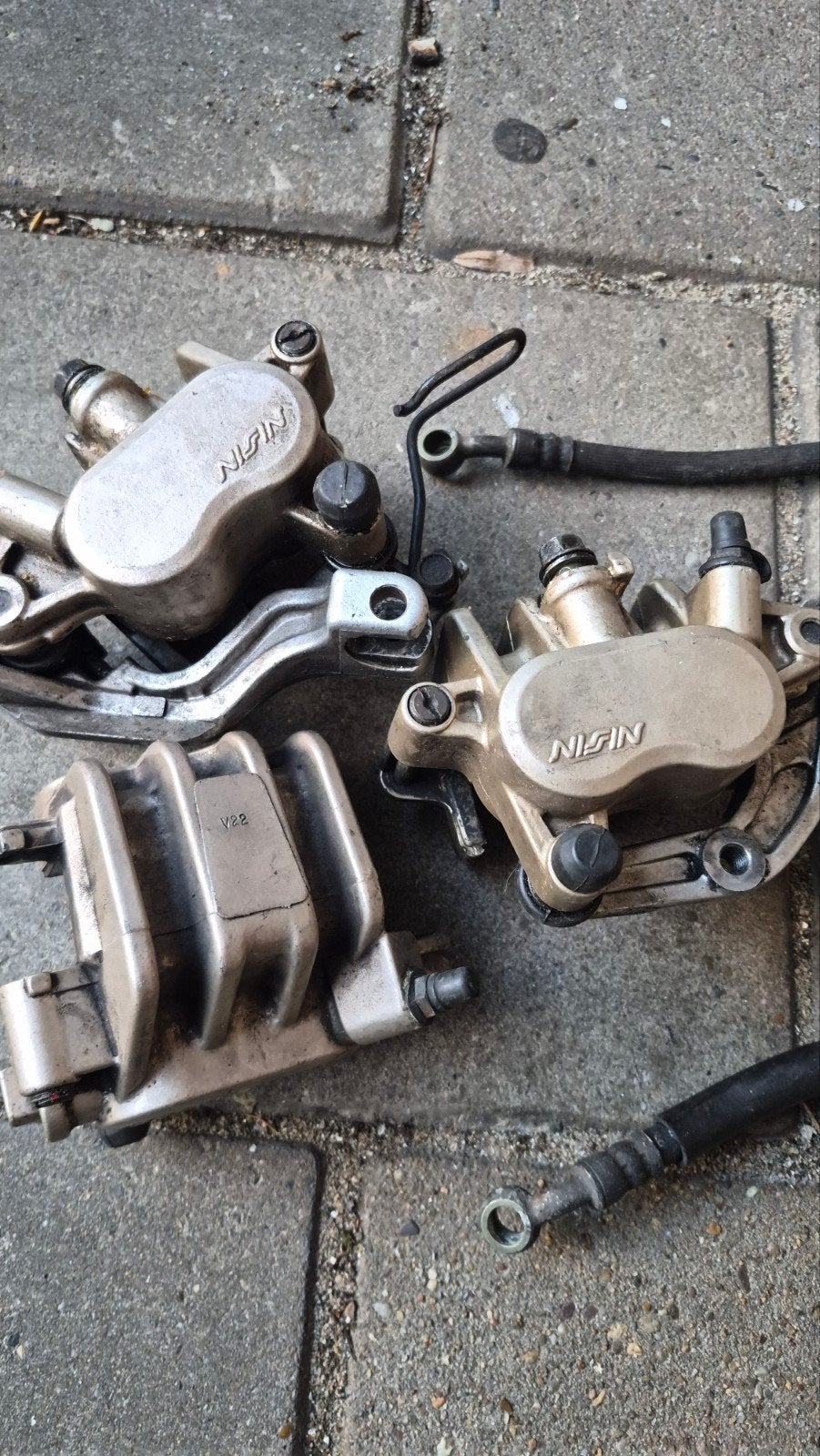 Honda VFR 750 F (RC24) Remklauwen (1986-1989) Gebruikt, Motoren, Onderdelen | Honda, Verzenden, Gebruikt