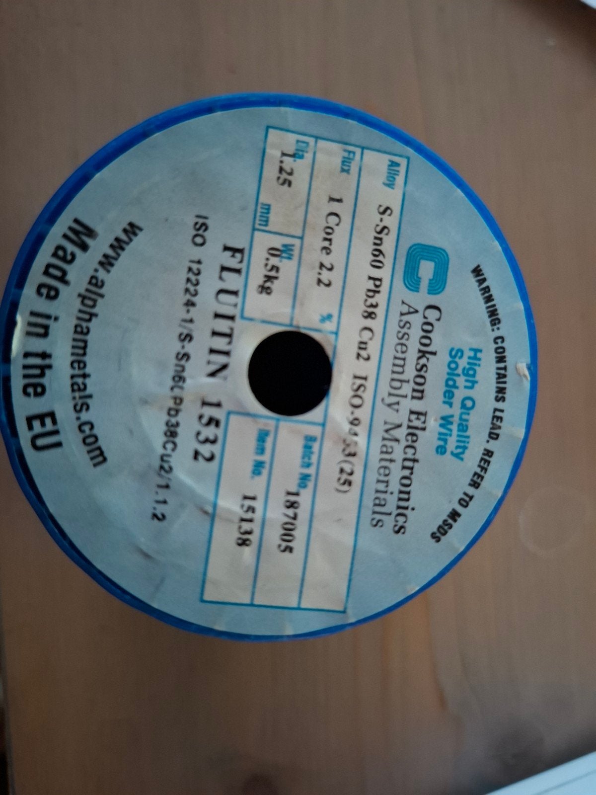 Soldeertin Fluitin 1532 nieuw op rol, Ophalen of Verzenden, Nieuw