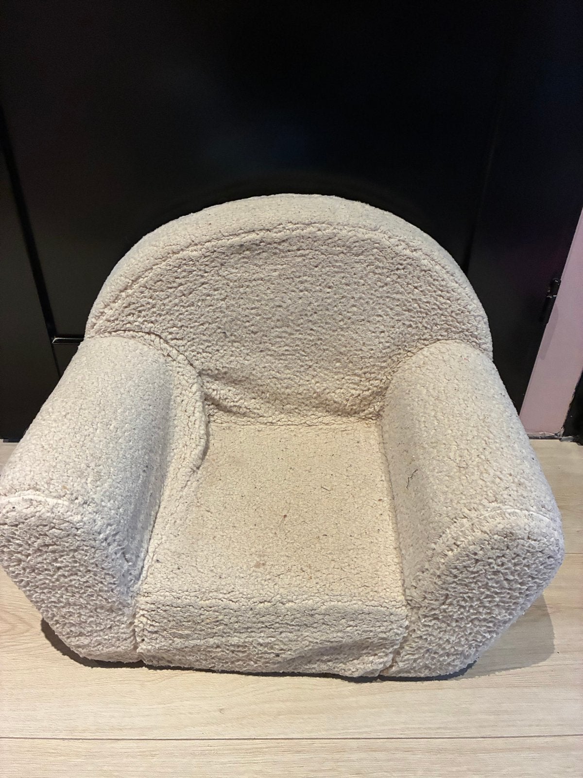 Crème teddy kinderstoel, Ophalen, Gebruikt, Stoel