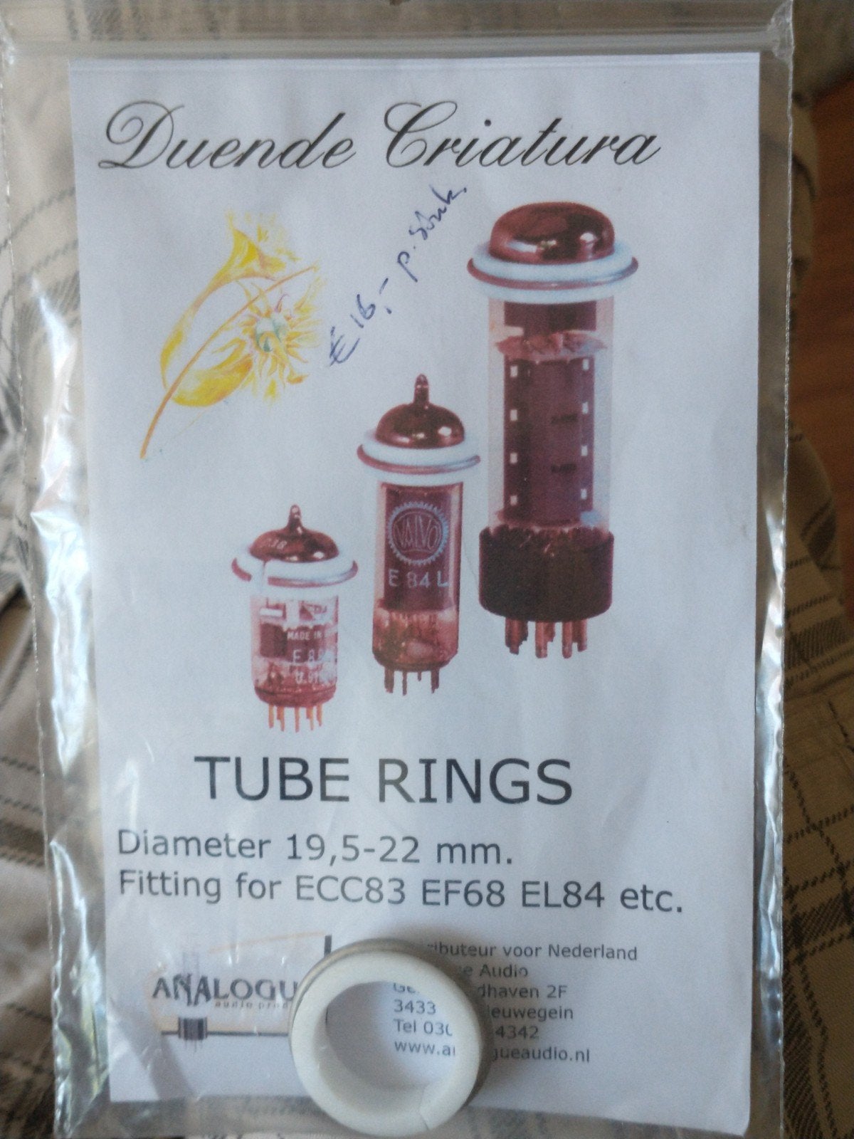 buizendemper / tube ring, Ophalen of Verzenden, Buis of Buizen
