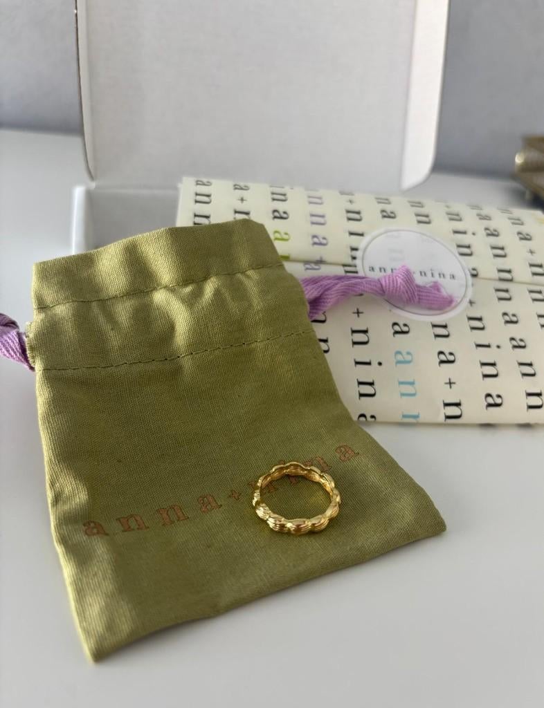 Anna + Nina Madeleine ring, Nieuw, Ophalen of Verzenden, 17 tot 18, Dame