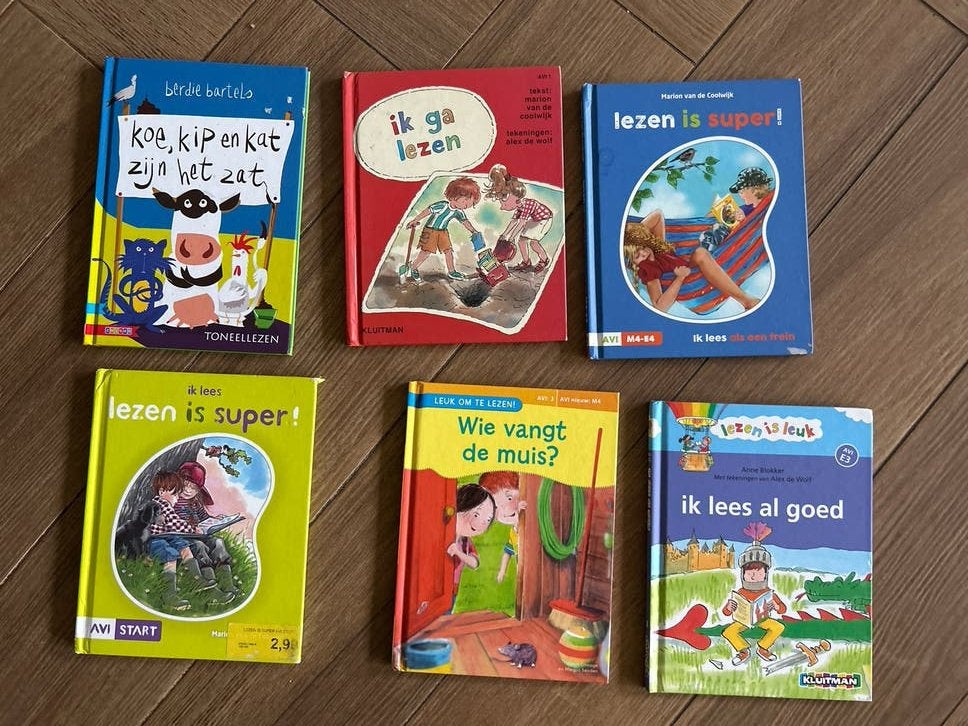 AVI leesboeken voor beginnende lezers - Set van 6, Boeken, Ophalen, Gelezen, Fictie algemeen