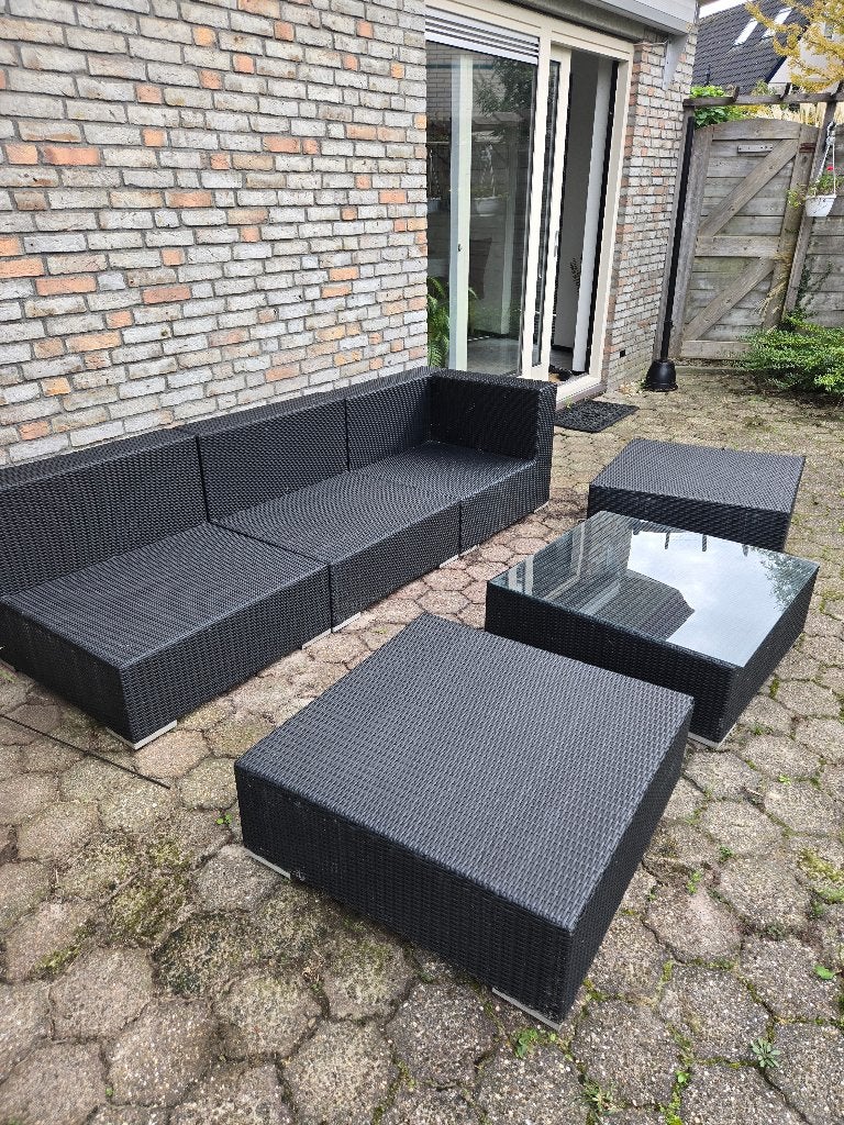 tuinset, Ophalen, 5 zitplaatsen, Gebruikt, Bank