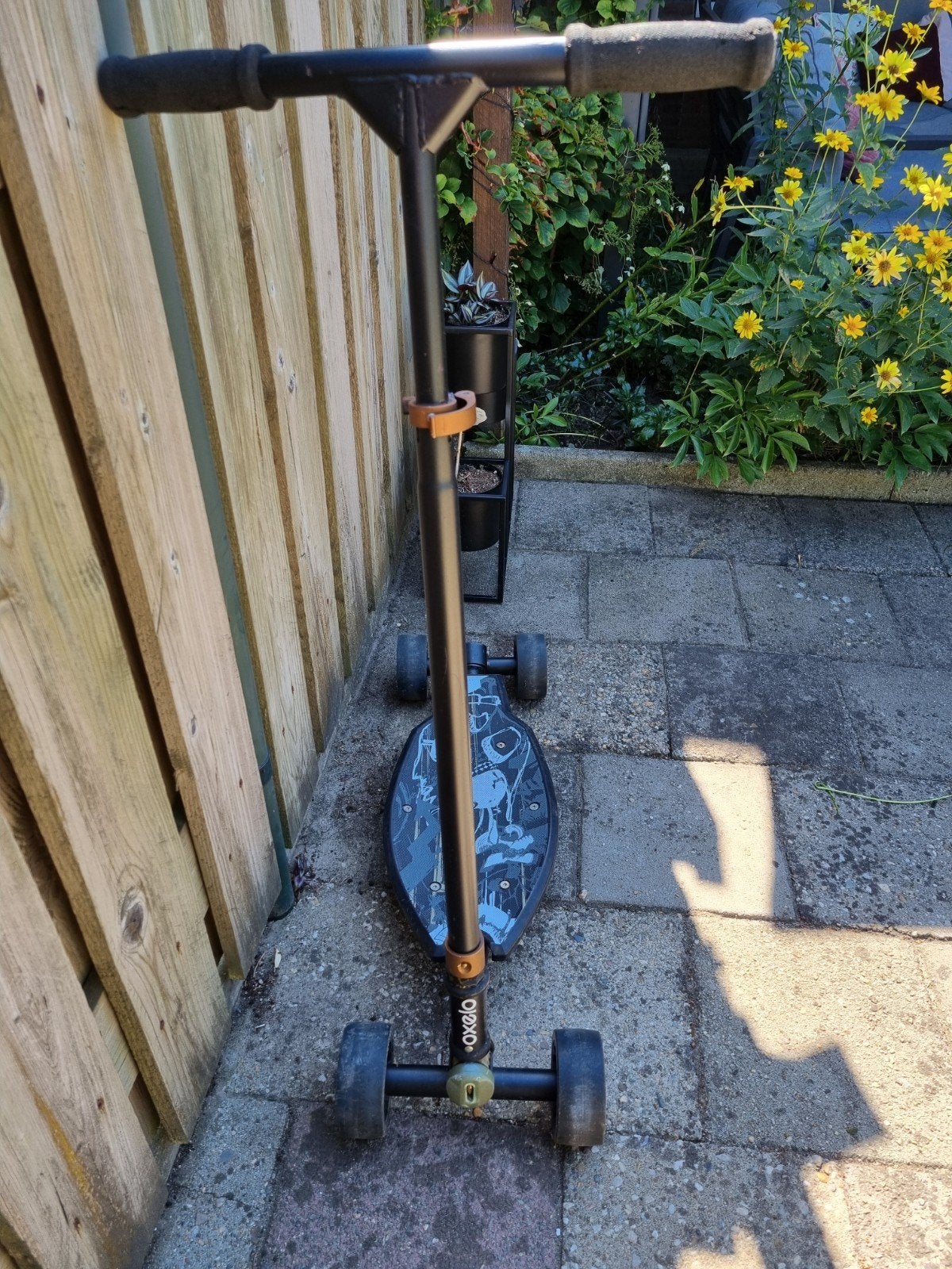 Oxelo kinderstep/skateboard, zgan, tot 1.65m, Ophalen, Zo goed als nieuw, Gewone step, Oxelo