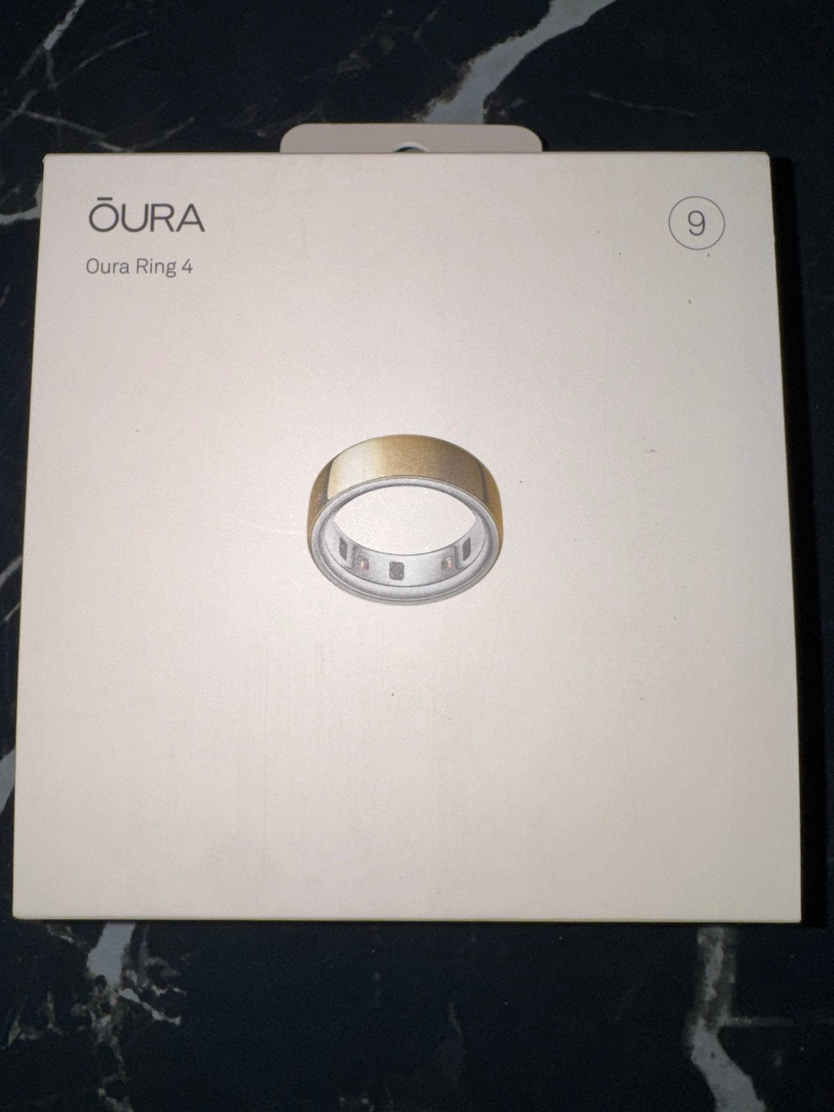 Oura Ring 4 Goud - Maat 9 - Nieuw in ongeopende doos, Sieraden, Tassen en Uiterlijk, Ringen, Ophalen, Nieuw, Dame of Heer, Goud