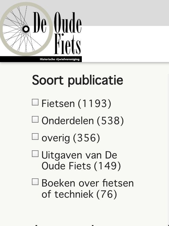 Klassieke fiets documentatie van ca. 1860 tot circa 1990, Ophalen of Verzenden