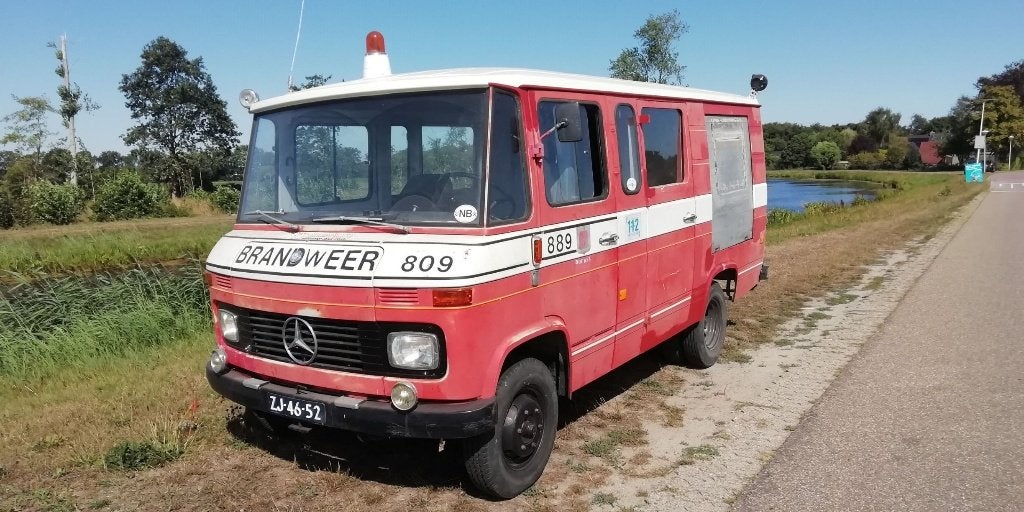 Mercedes-Benz 406D Brandweerbus 1968, 60 pk, 2934 kg, Particulier, Te koop