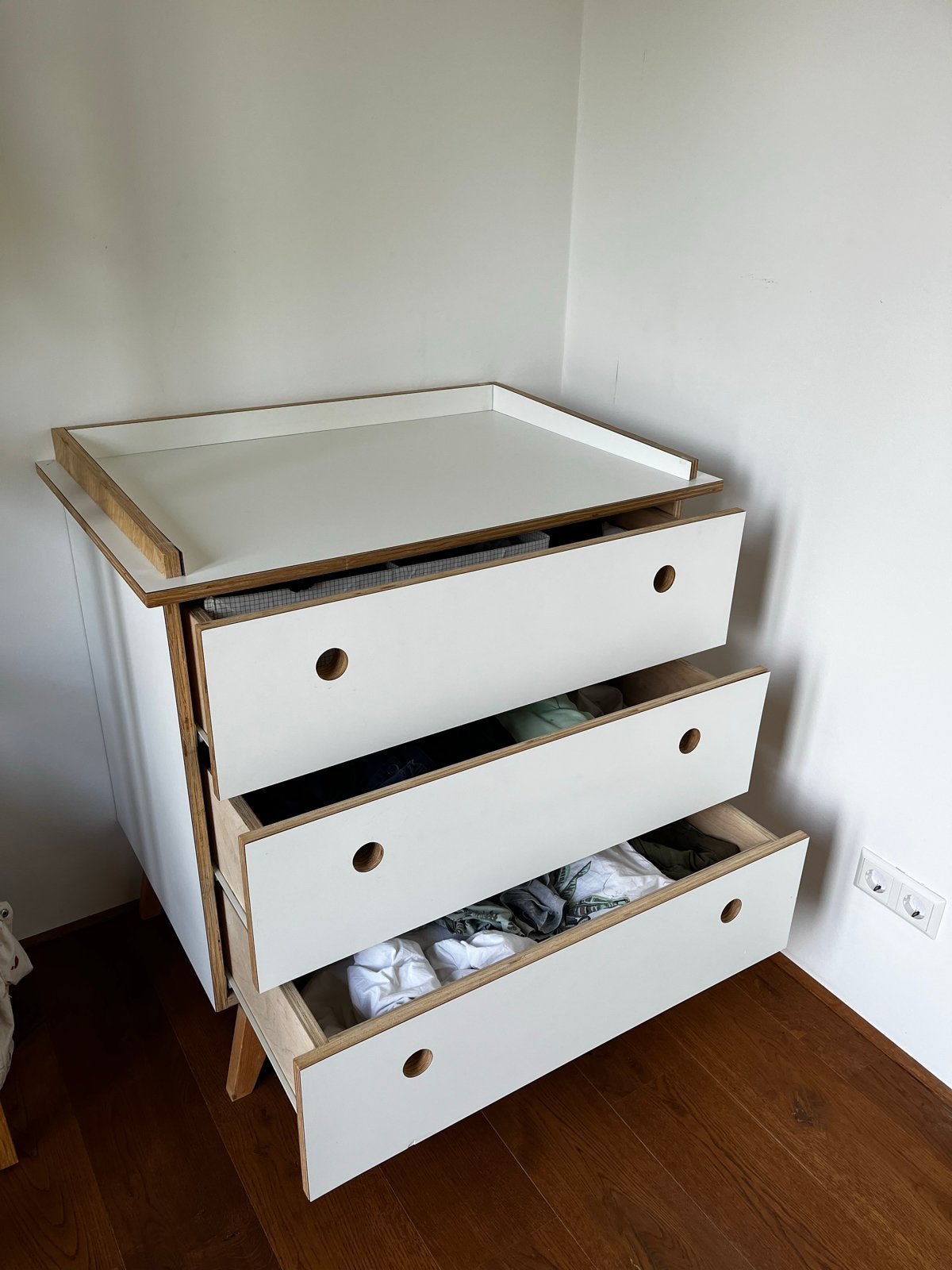 Commode met laden, Ophalen, Gebruikt, 50 tot 70 cm, 75 tot 100 cm