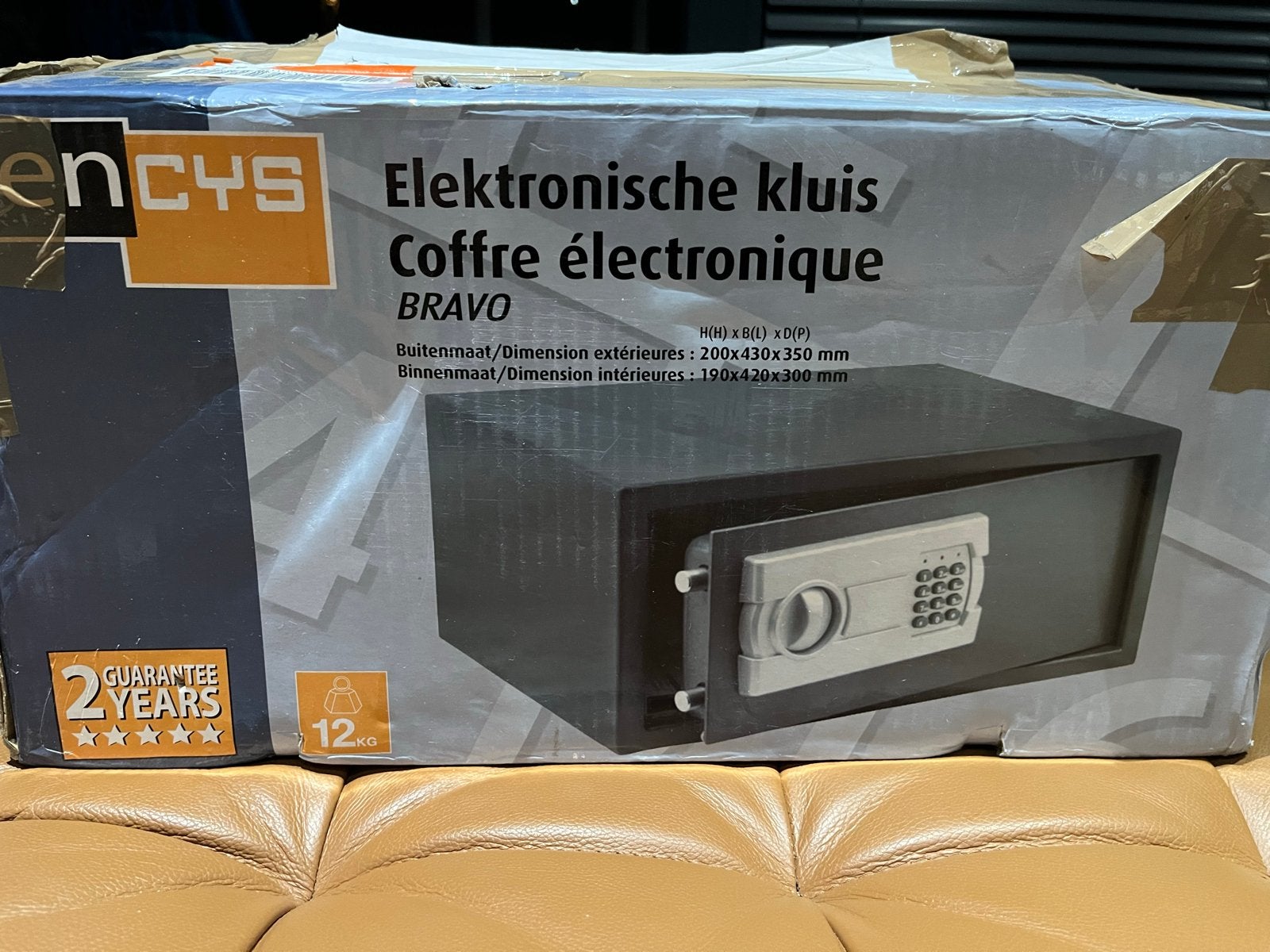 Encys Elektronische Kluis Bravo, Ophalen, Gebruikt, Brandkast