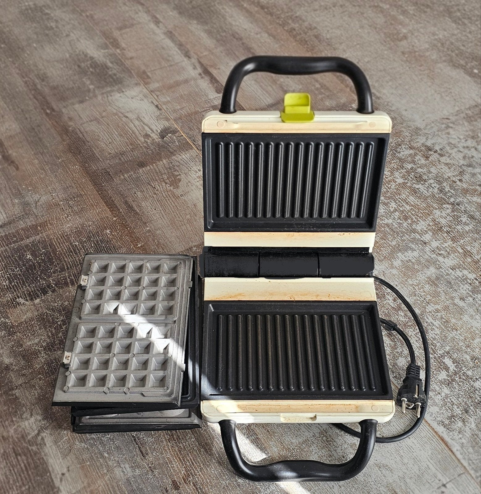 tosti Apparaat Tefal Stack en clean, Ophalen, Uitneembare platen, Gebruikt