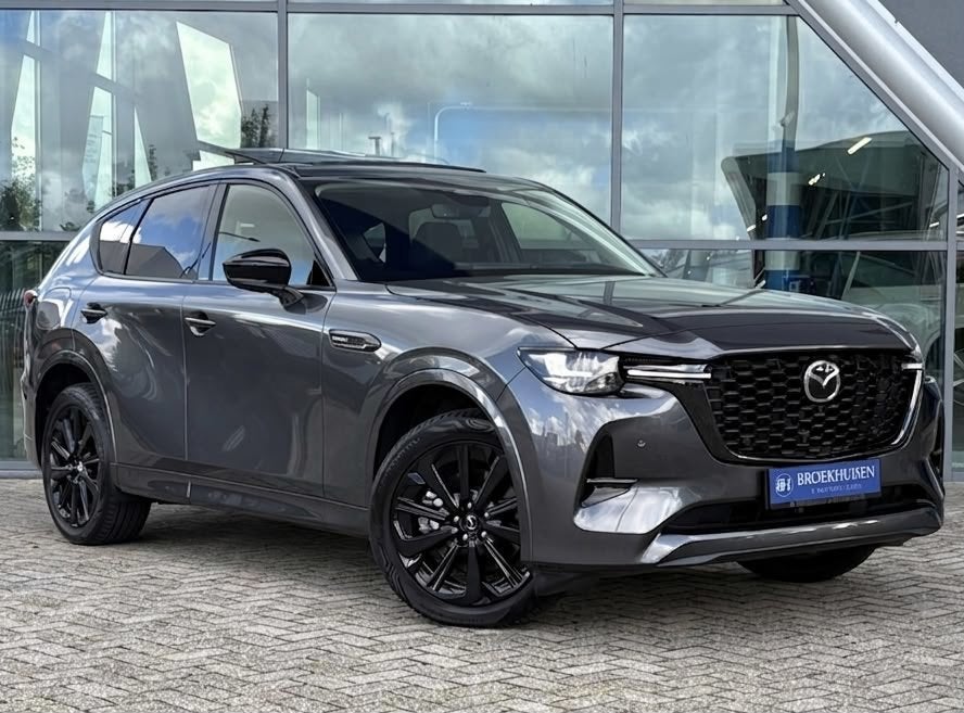 Mazda CX-60 2.5 e-SkyActiv PHEV Homura Plus 327pk Trekhaak /, Automaat, Zwart, 4 cilinders, 327 pk