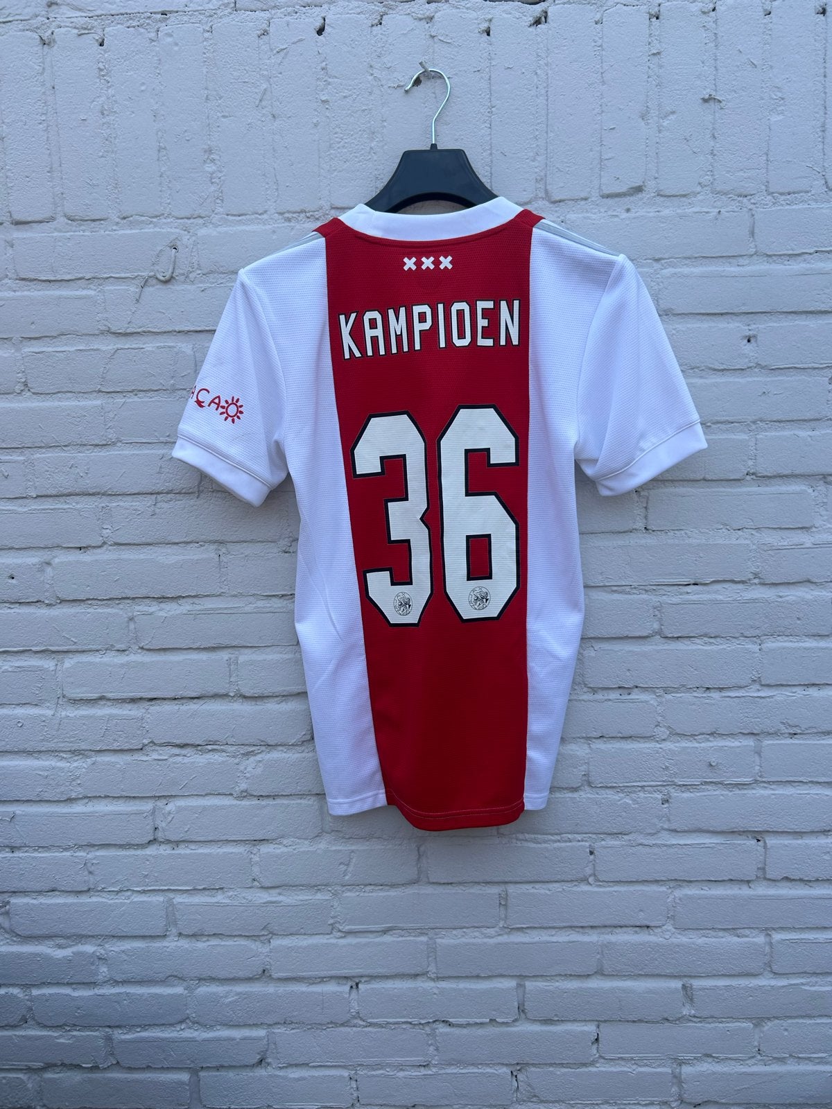 Origineel AJAX zakenrelatie kampioensshirt seizoen 21/22, Maat S, Verzenden, Zo goed als nieuw, Shirt