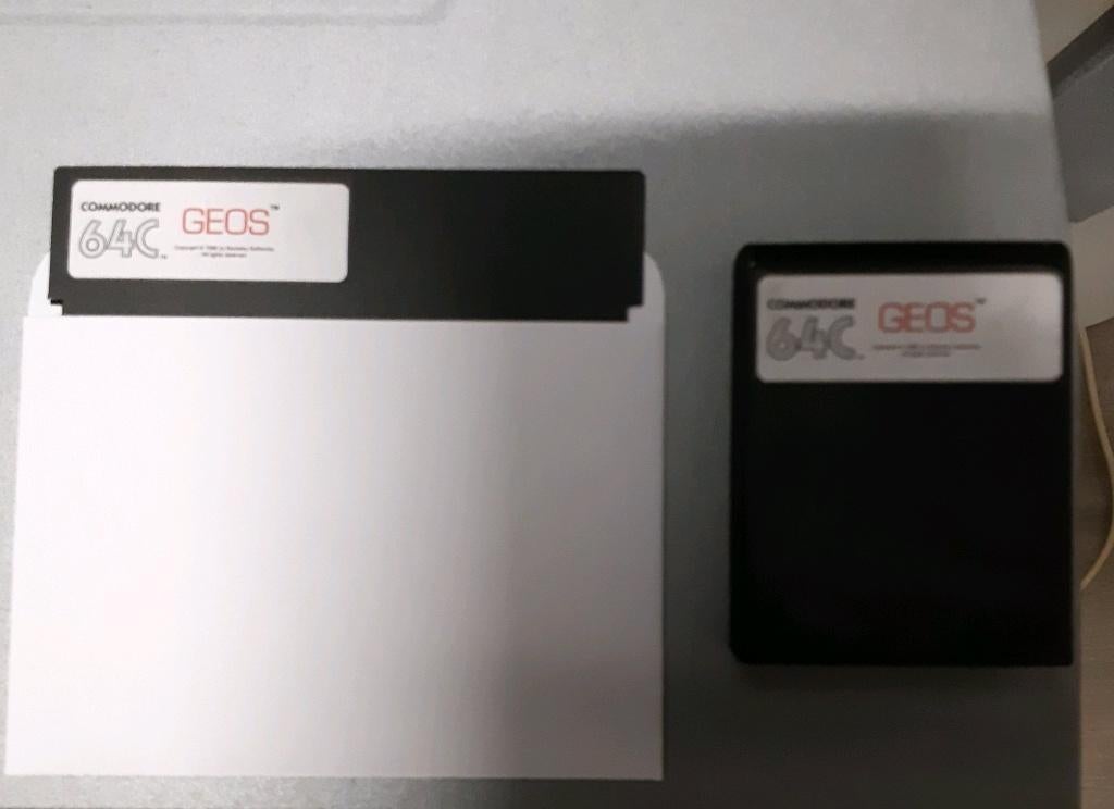 Commodore 64 GEOS Cartridge + GEOS Floppy Disk, Verzenden, Commodore C 64