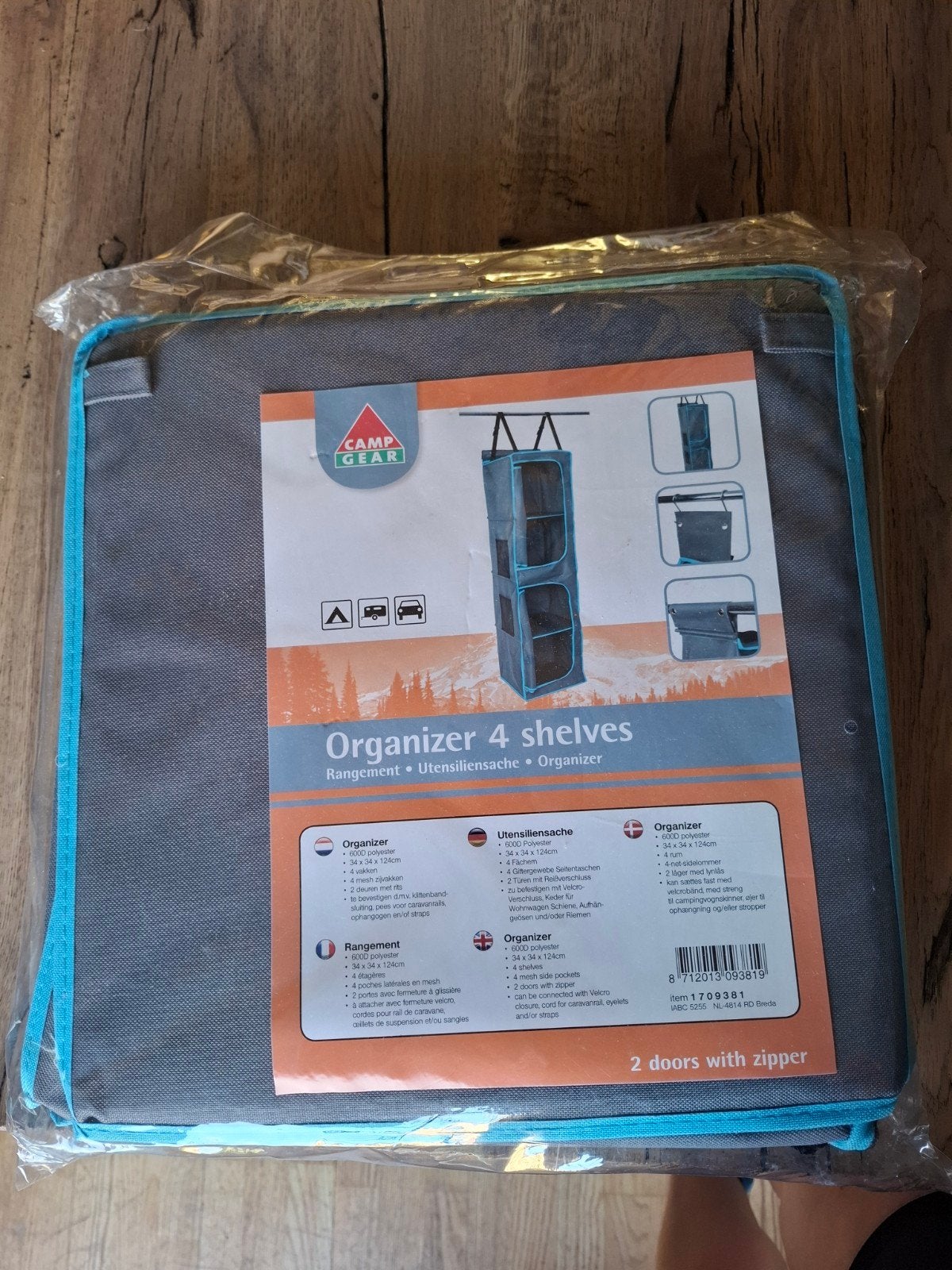 Nieuwe Camping Organizer - Camp Gear 4 Vakken, Ophalen of Verzenden