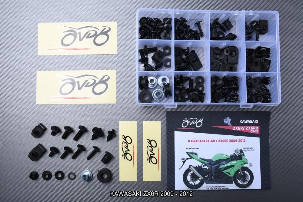 Kuip bouten set voor KAWASAKI ZX6R 2009 - 2020, Motoren, Verzenden, Nieuw
