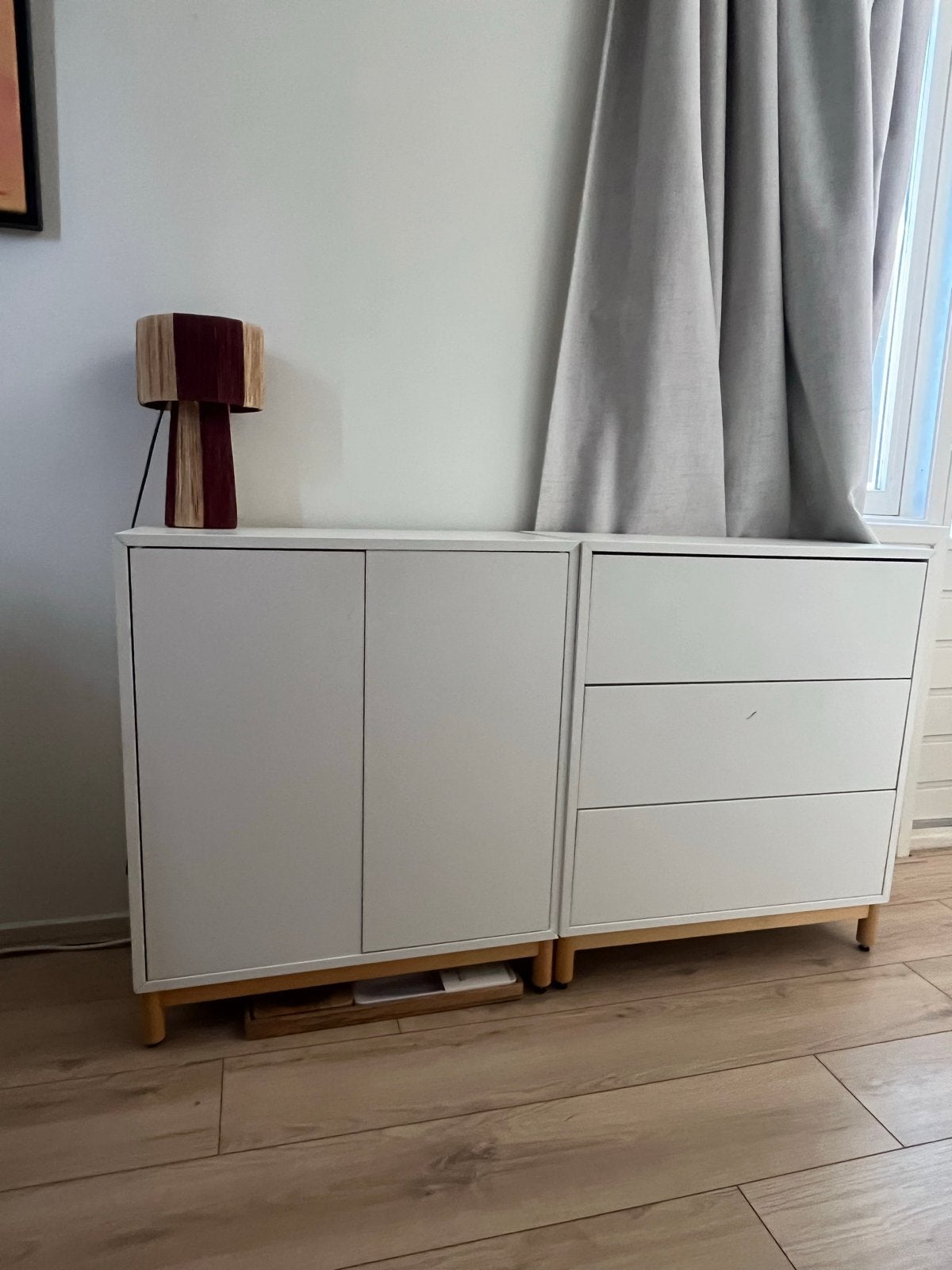 IKEA EKET - twee kasten 1 met lades en 1 met deuren, Ophalen, Gebruikt