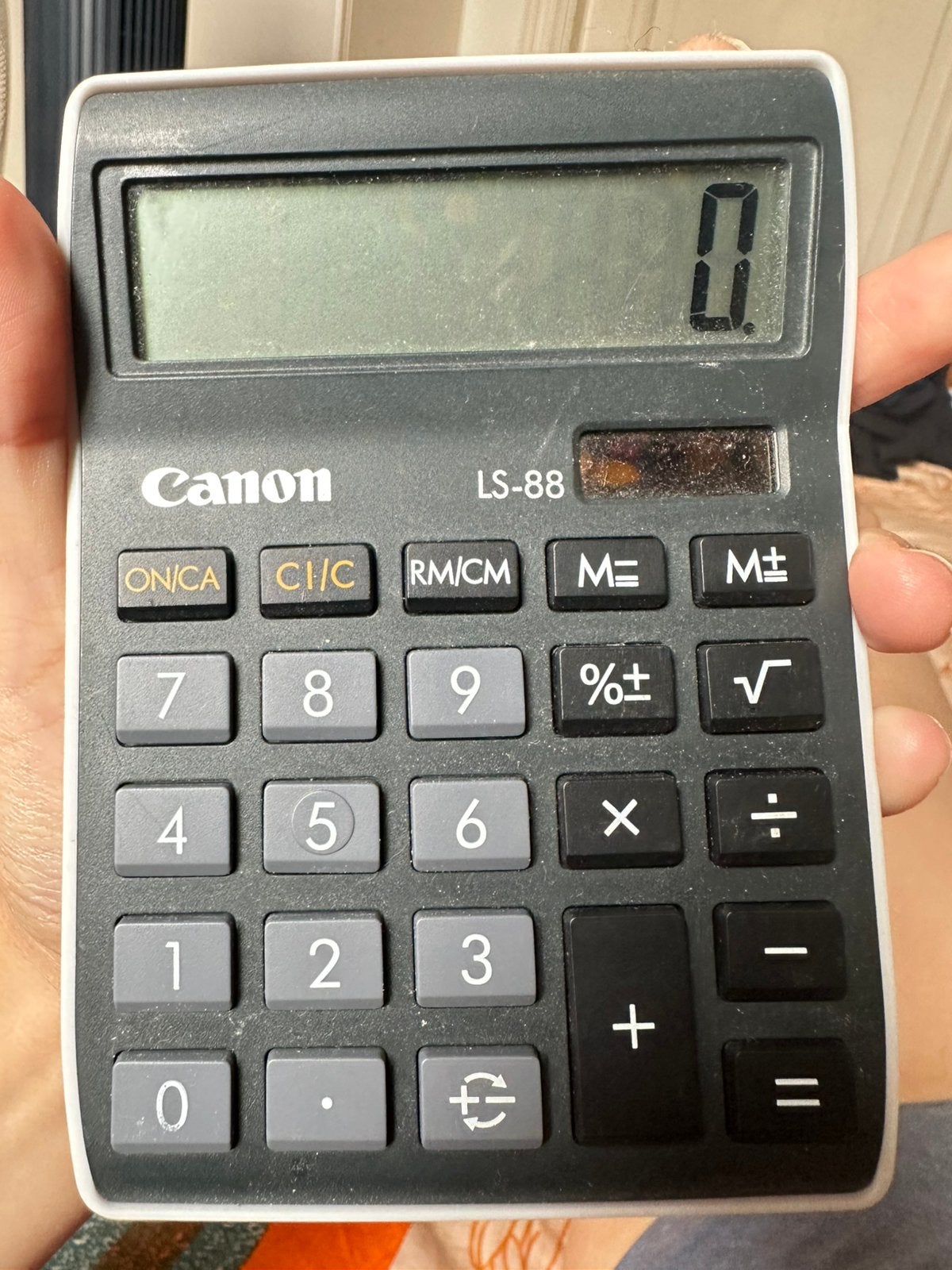 Canon LS-88 Rekenmachine | Groot Display | Werkend, Ophalen of Verzenden, Zo goed als nieuw