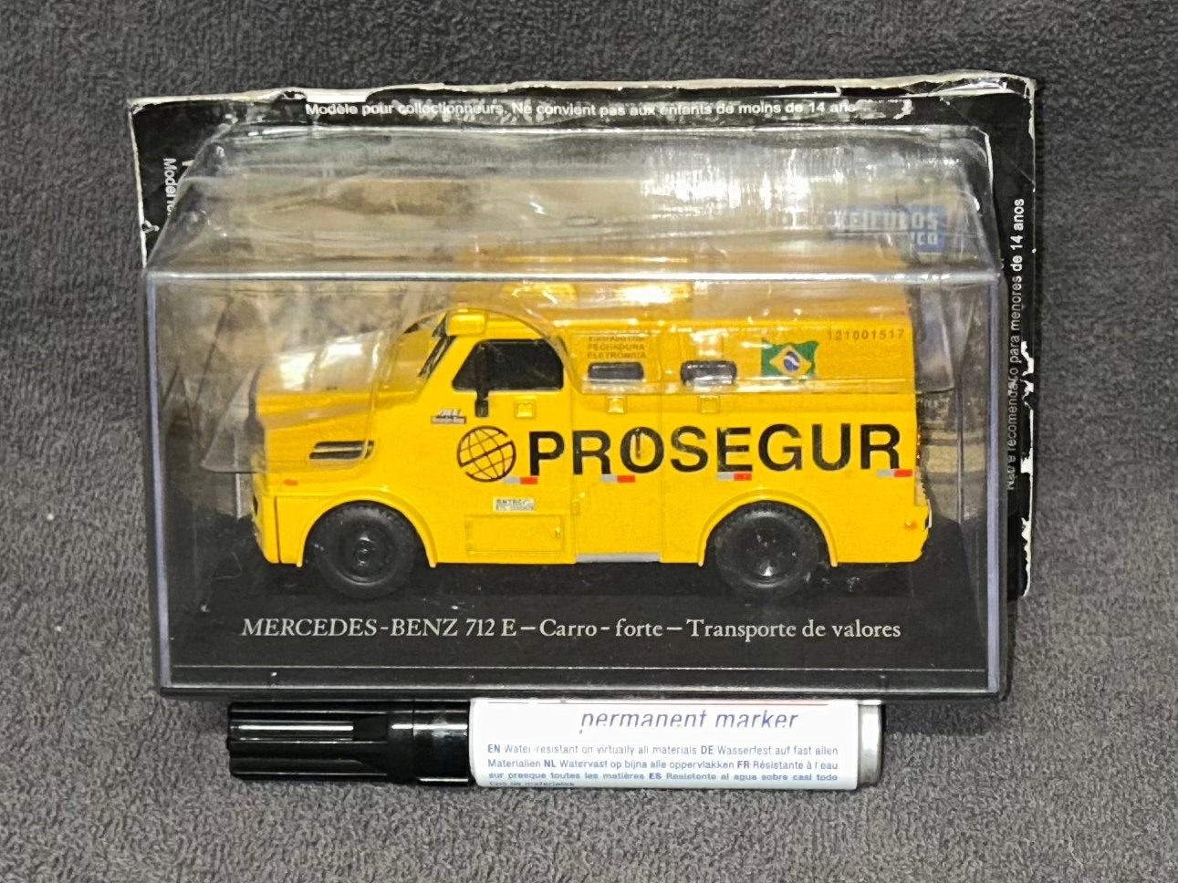 Altaya Mercedes Benz 712E Prosegur Waardetransport 1:43 OVP, Verzenden, Zo goed als nieuw, Auto, Overige merken
