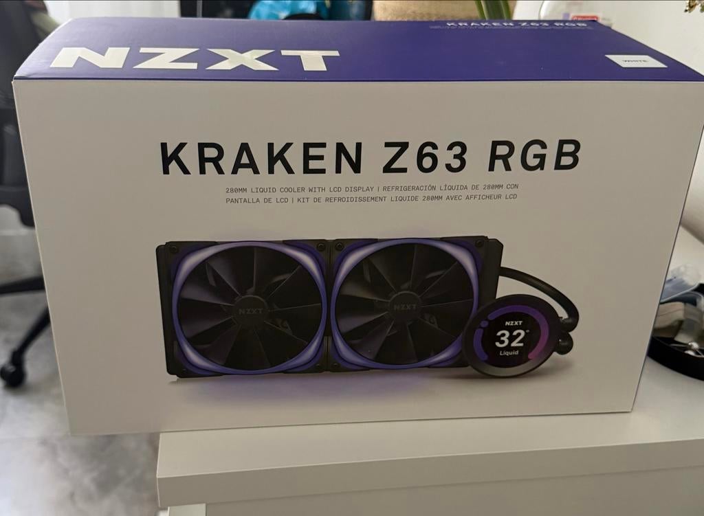 Nieuw NZXT Kraken Z63 RGB wit, Ophalen of Verzenden, Nieuw, Waterkoeling