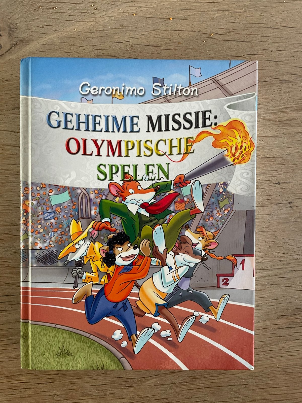 Geronimo Stilton: Geheime Missie: Olympische Spelen, Boeken, Kinderboeken | Jeugd | onder 10 jaar, Ophalen of Verzenden, Zo goed als nieuw