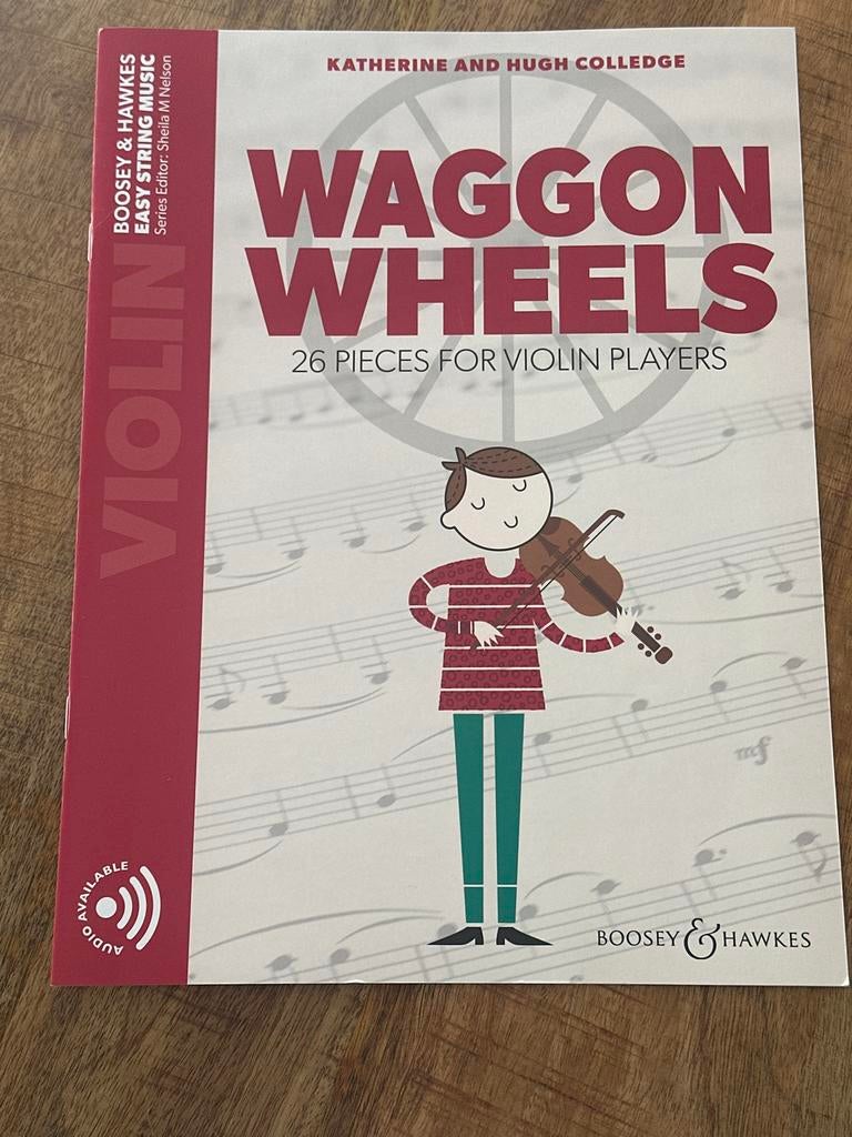 Suzuki methode en Waggon Wheels muziek voor viool, Klassiek, Les of Cursus, Nieuw, Ophalen of Verzenden